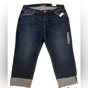NWT Old Navy Womens Plus Mid Rise Boyfriend Jeans
